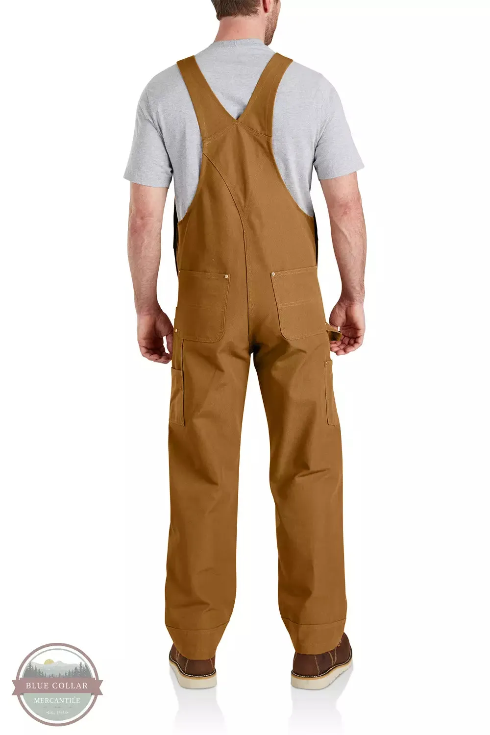 102776 Relaxed Fit Duck Bib Overalls