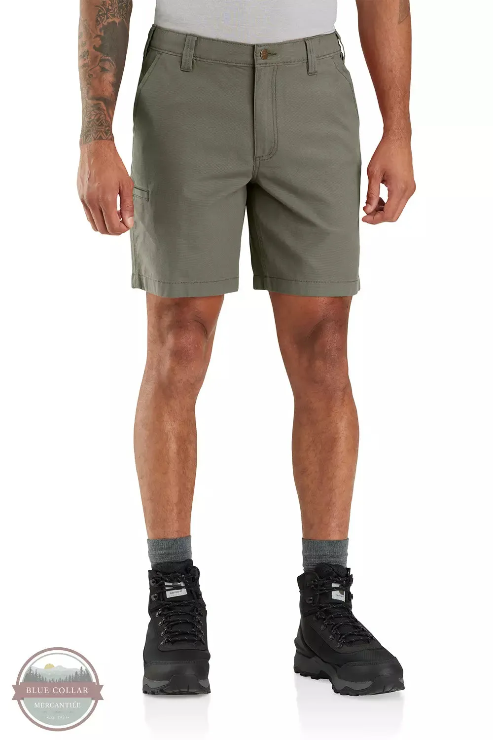 105841 Rugged Flex Relaxed Fit Canvas Work Shorts