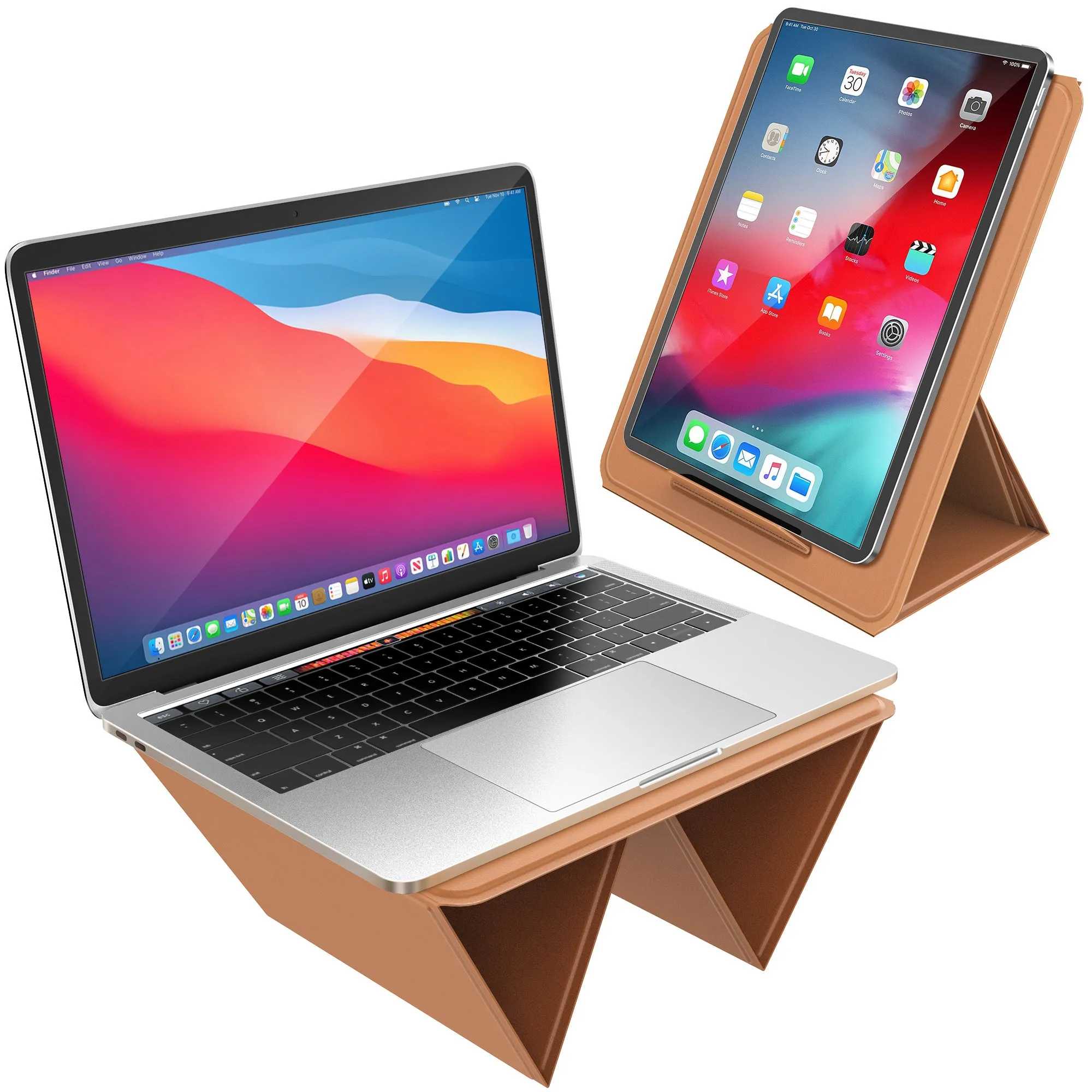 2-in-1  Ultra-Sleek Portable Laptop Stand (LS-1)