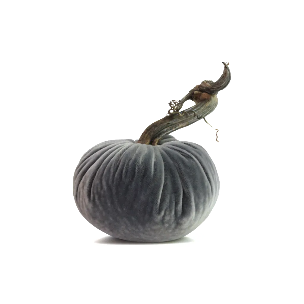 4" Velvet Pumpkin