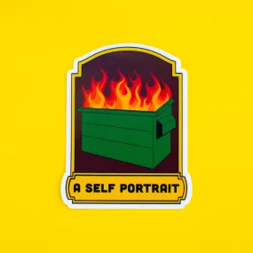 A Self Portrait Sticker