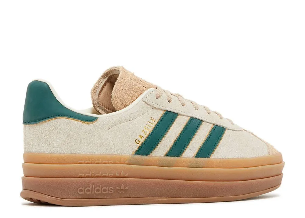 Adidas Gazelle Bold Magic Beige Collegiate Green