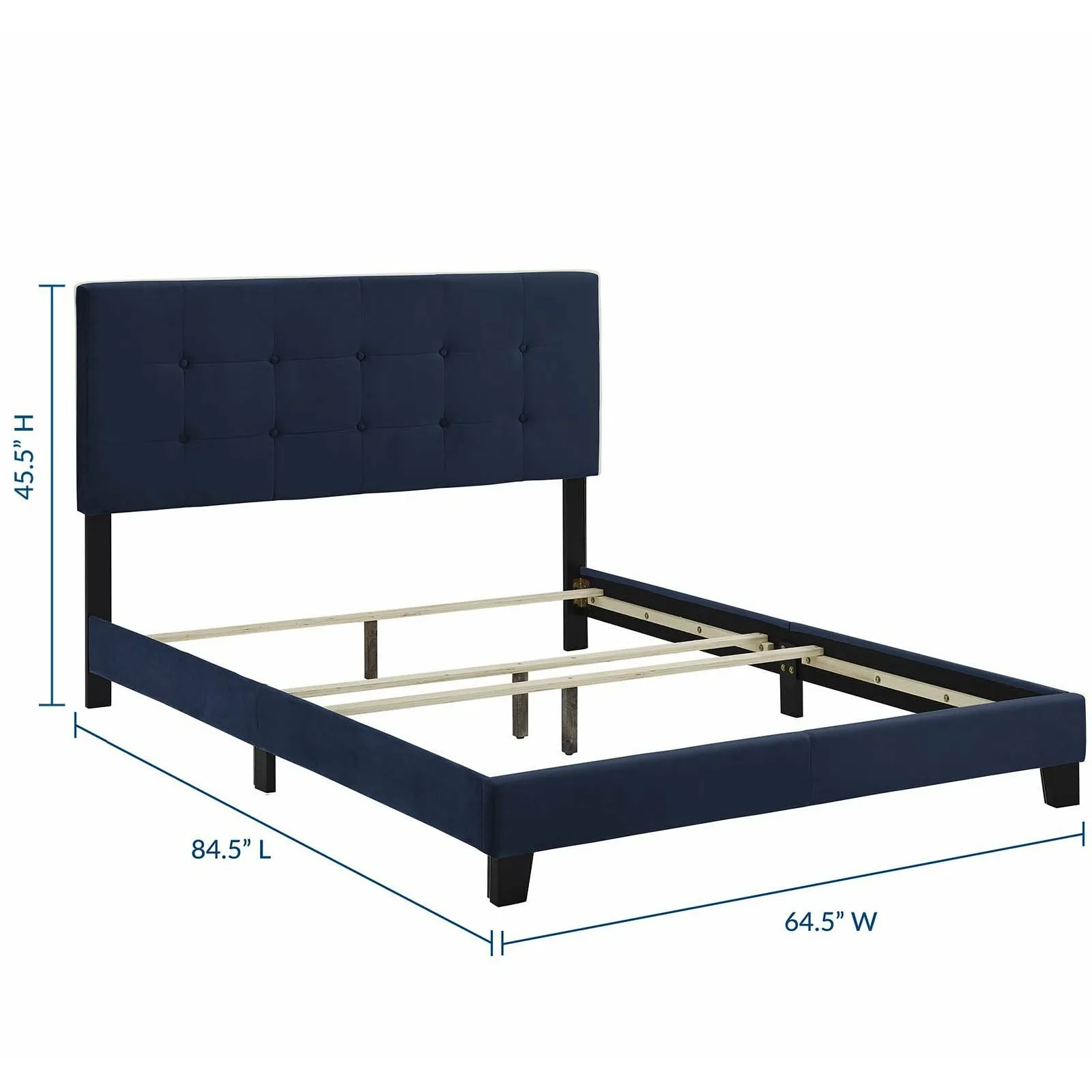 Amira Performance Velvet Bed