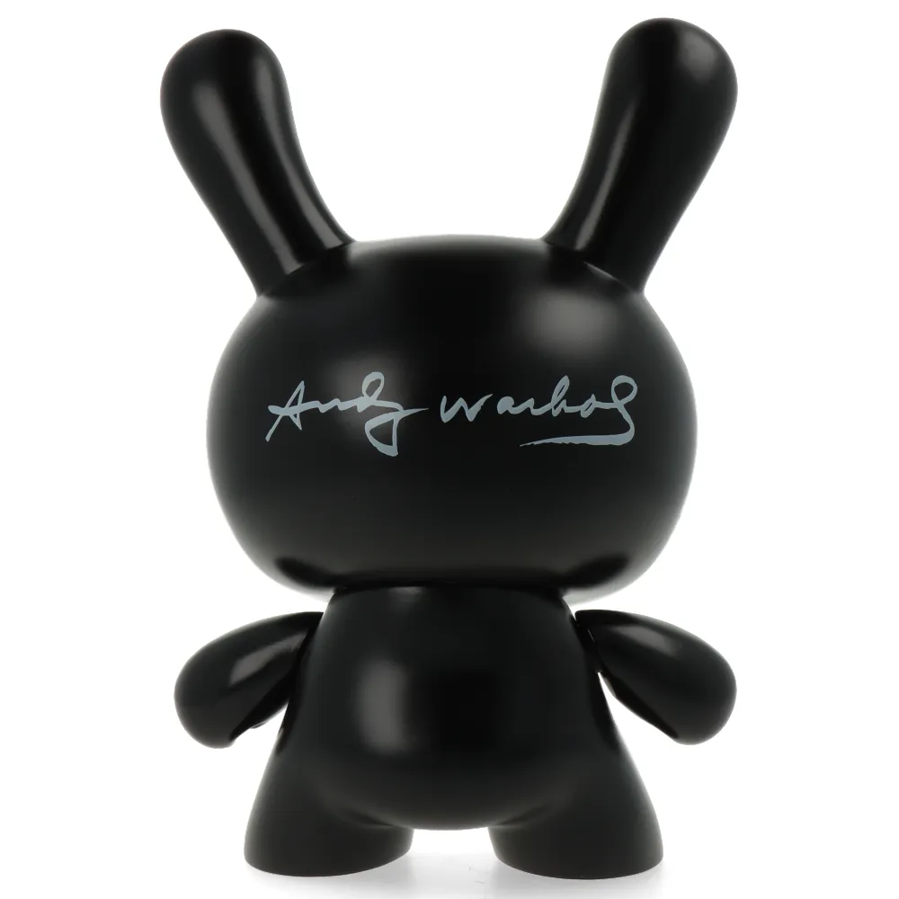 Andy Warhol Fright Wig Self-Portrait 8" Masterpiece Dunny - Monochrome Edition