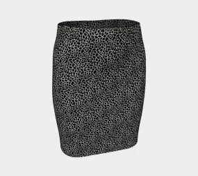 Animal Print Fitted Skirt