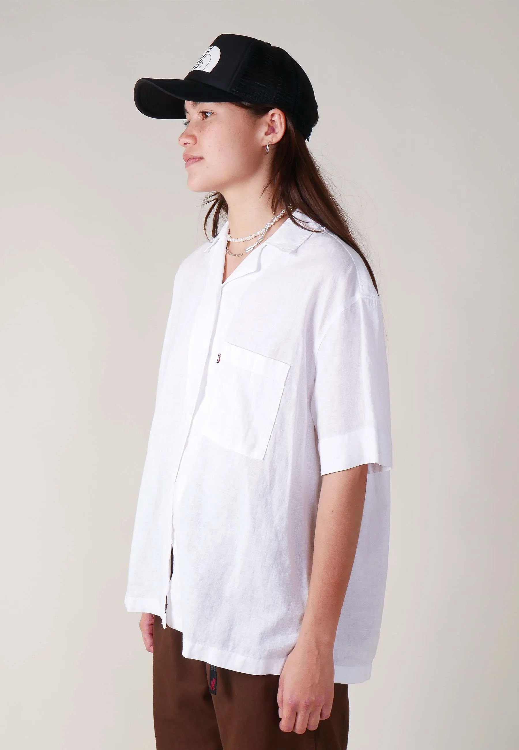 Ari Short Sleeve Shirt - Bright White