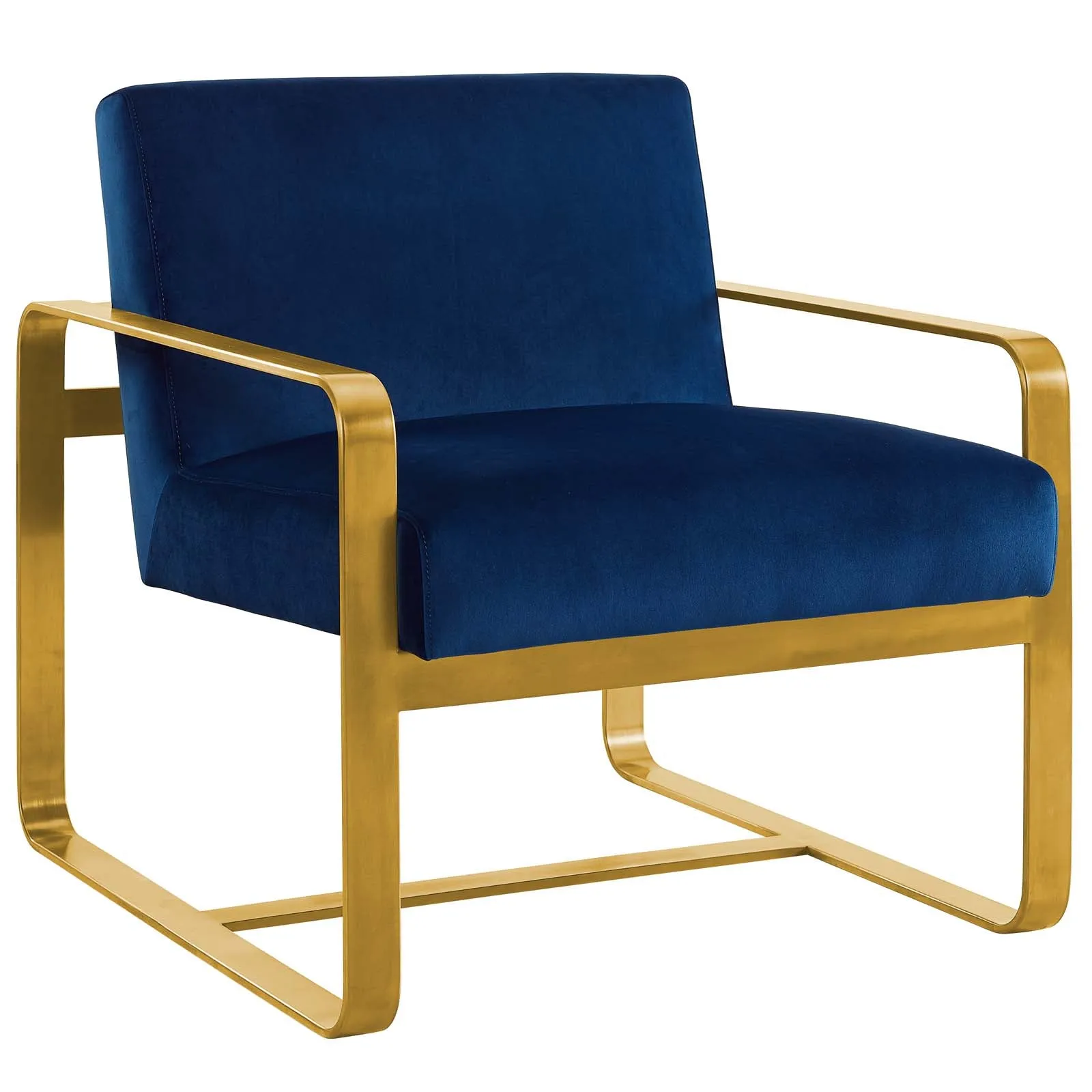 Astute Performance Velvet Armchair