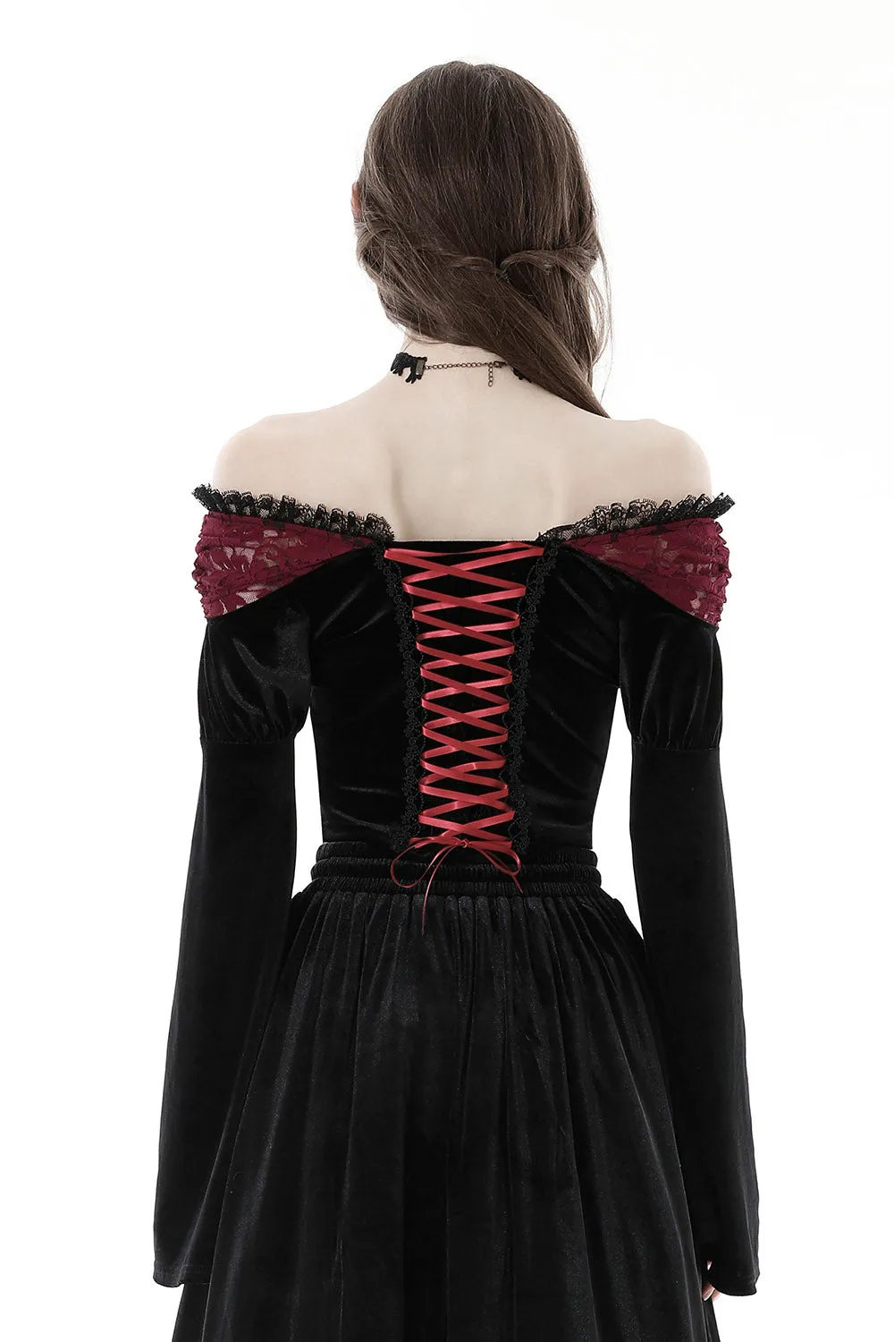 Blood Fantasia Velvet Top