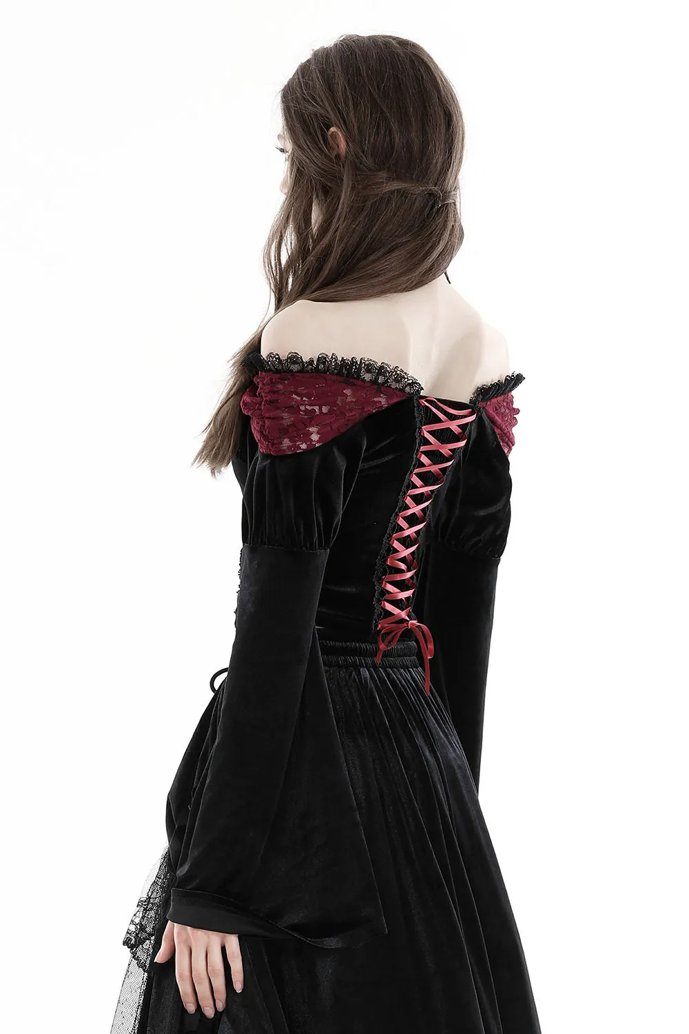 Blood Fantasia Velvet Top