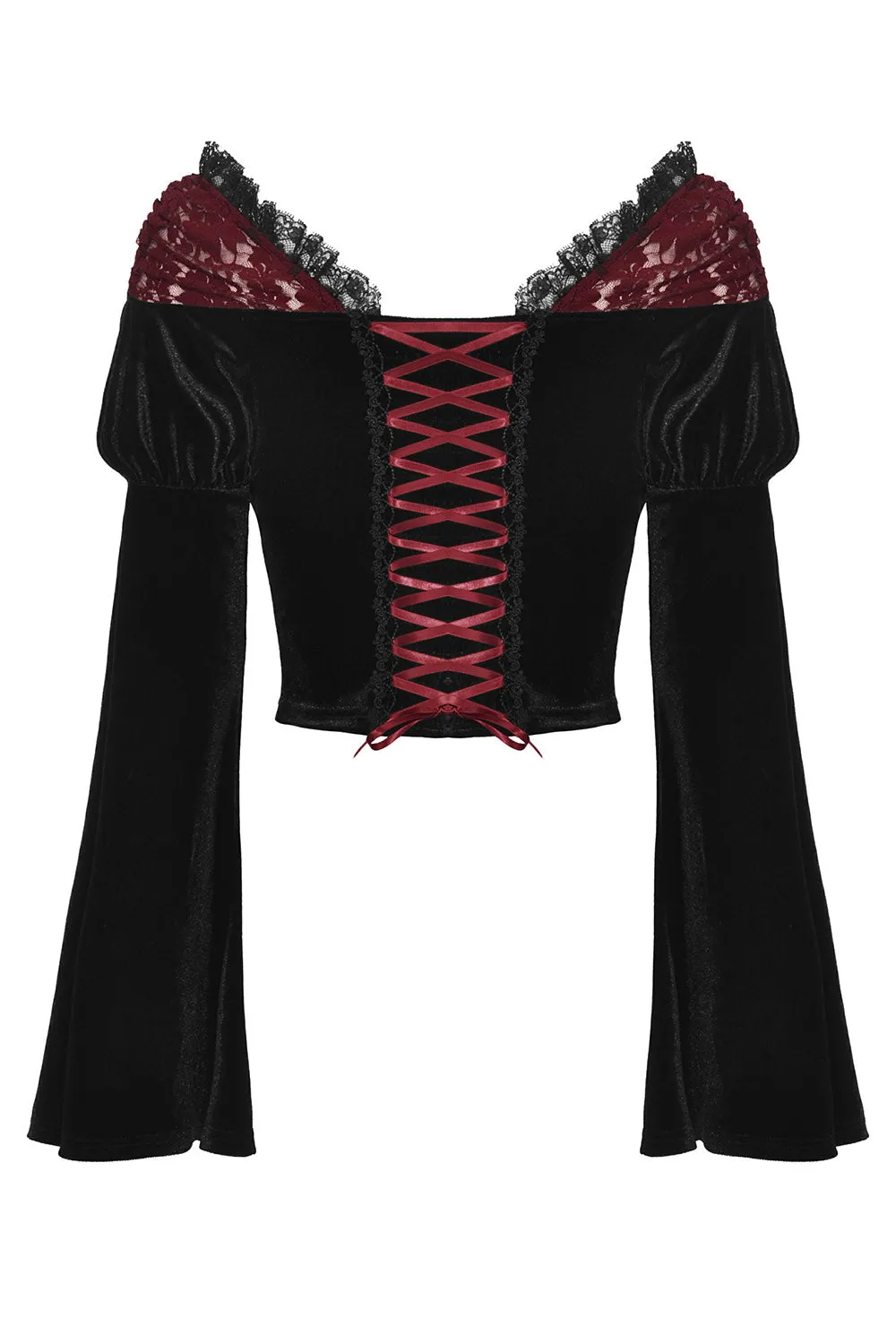 Blood Fantasia Velvet Top