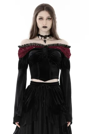 Blood Fantasia Velvet Top