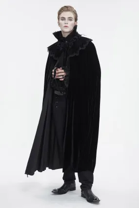 Blood House Black Velvet Cloak