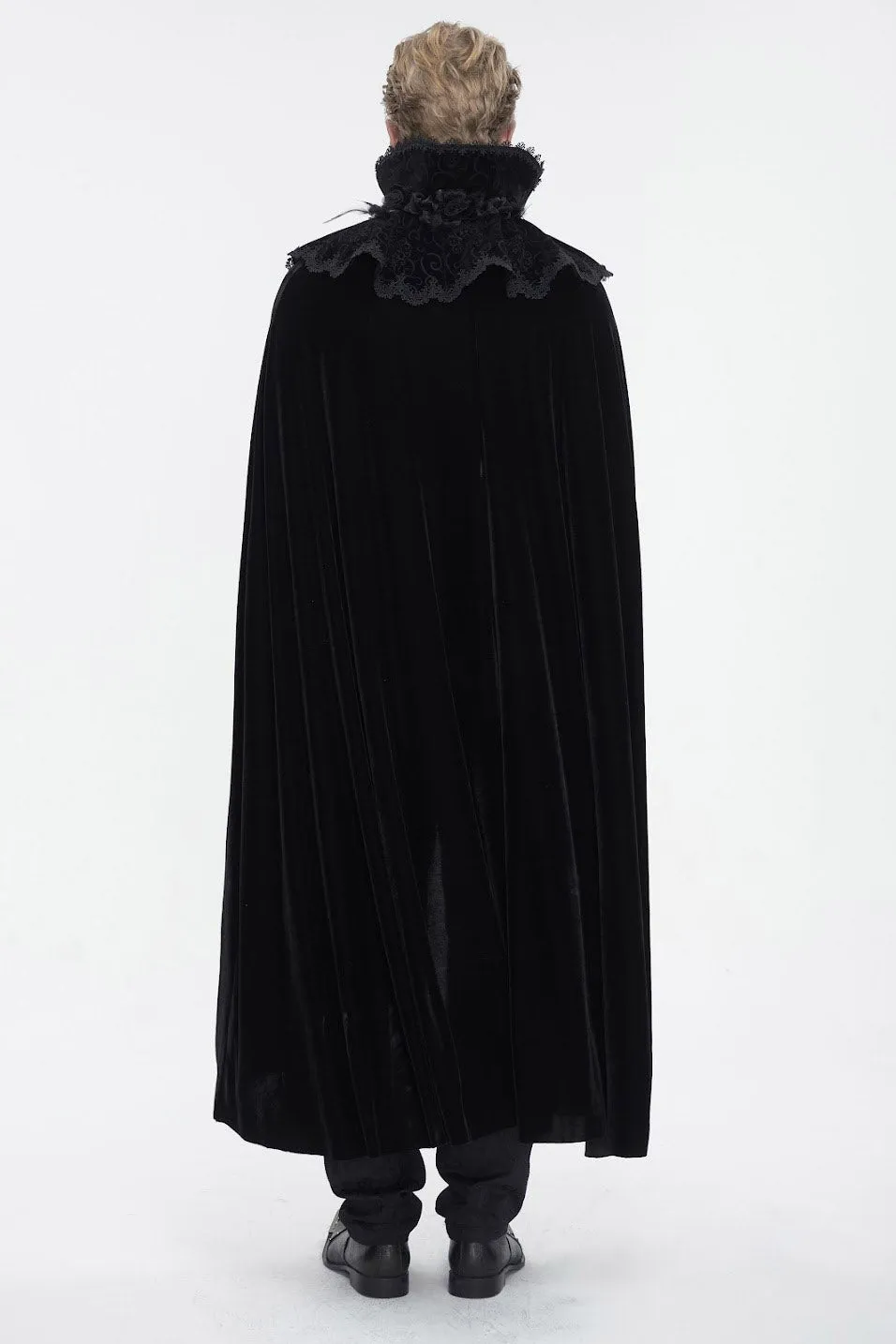 Blood House Black Velvet Cloak