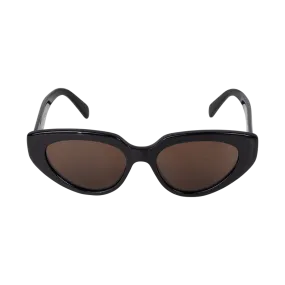 Bold 3 Dots Cat-Eye Sunglasses