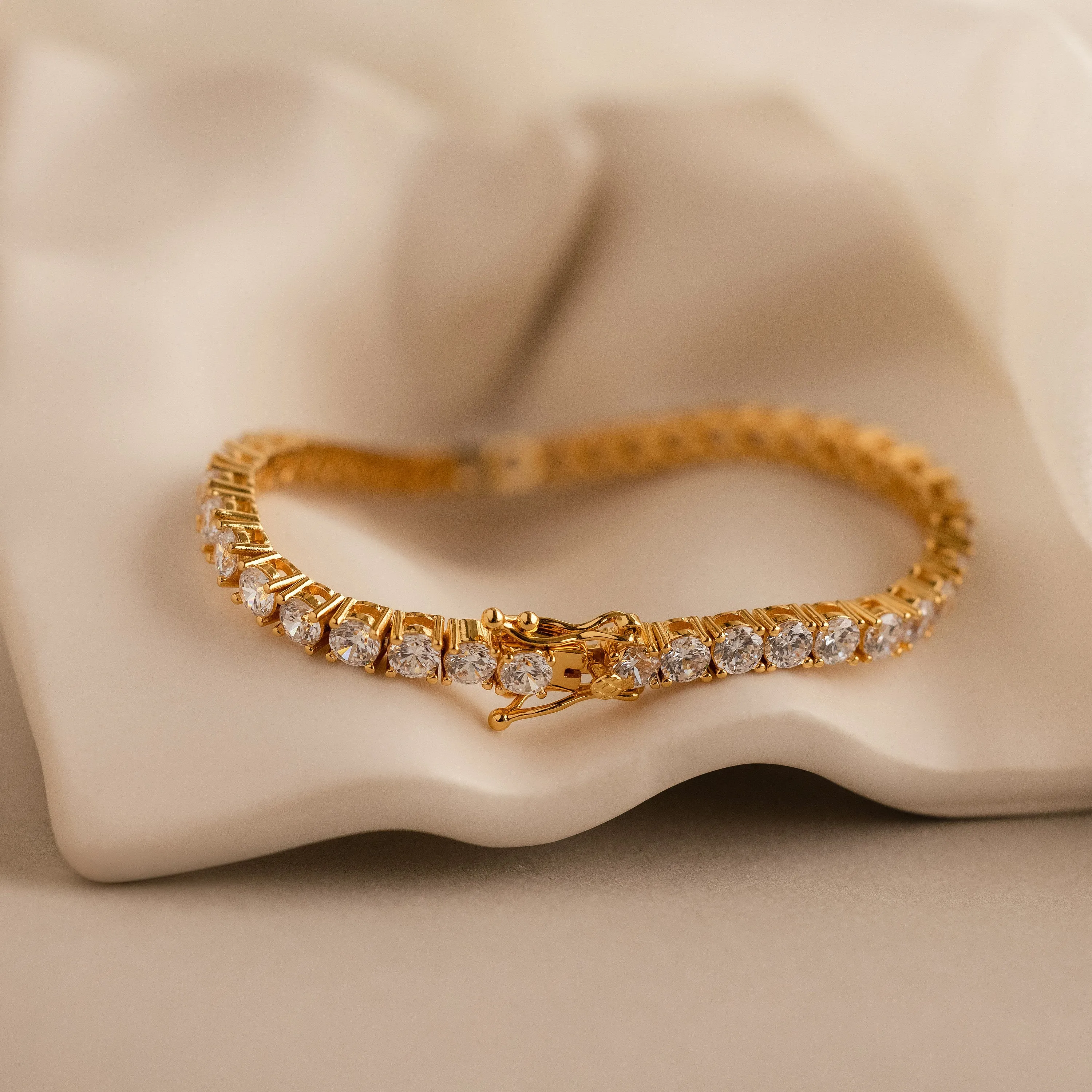 Bold Diamond Tennis Bracelet