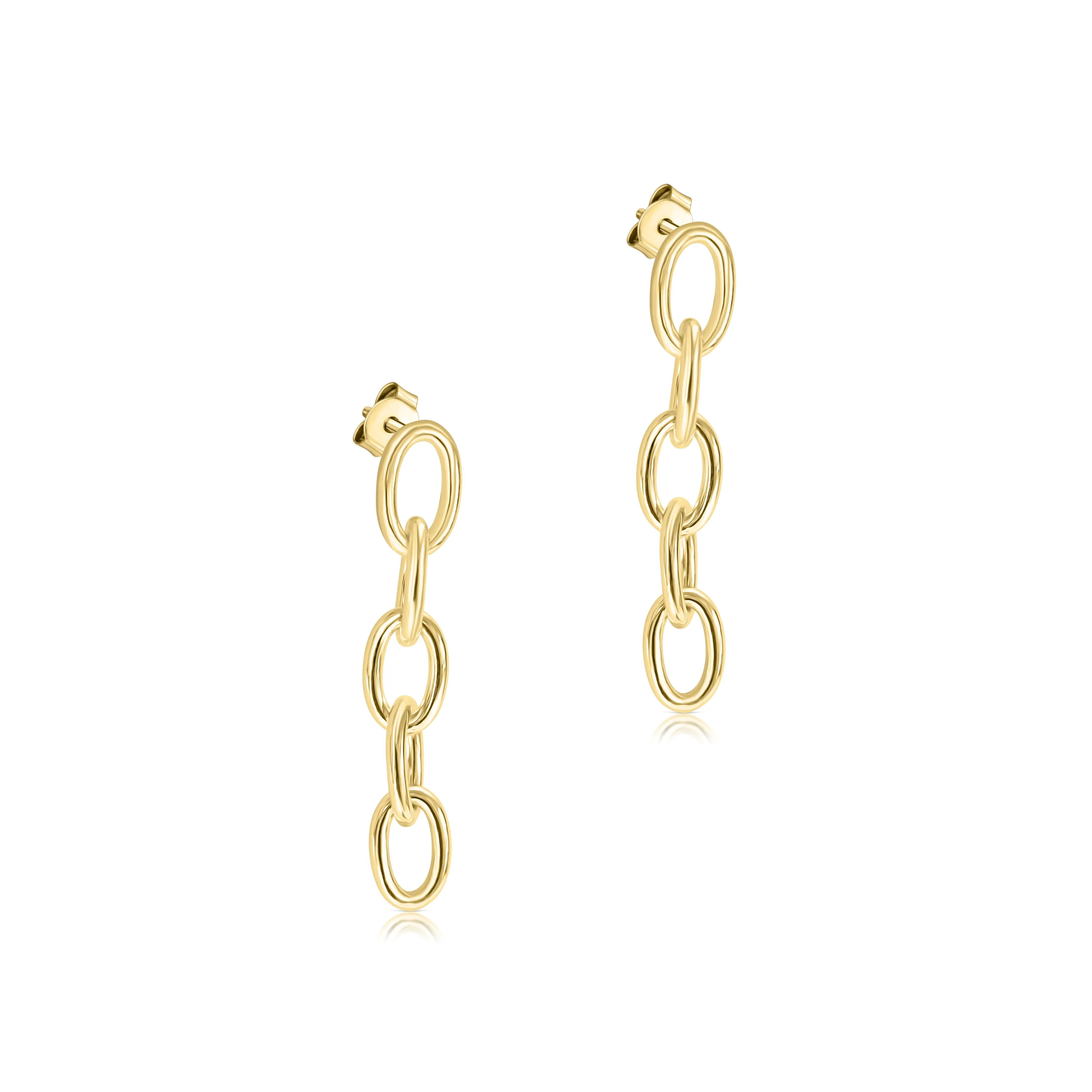 Bold Link Earrings