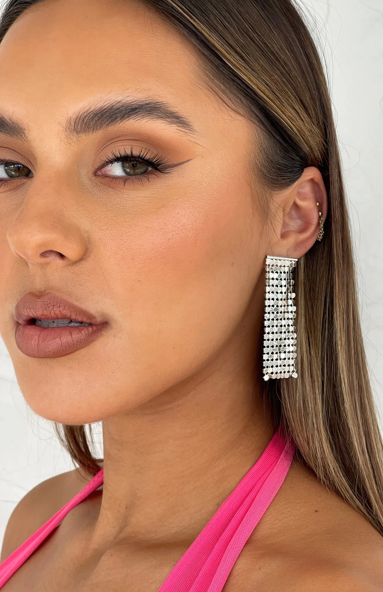 Bold Move Earrings Silver