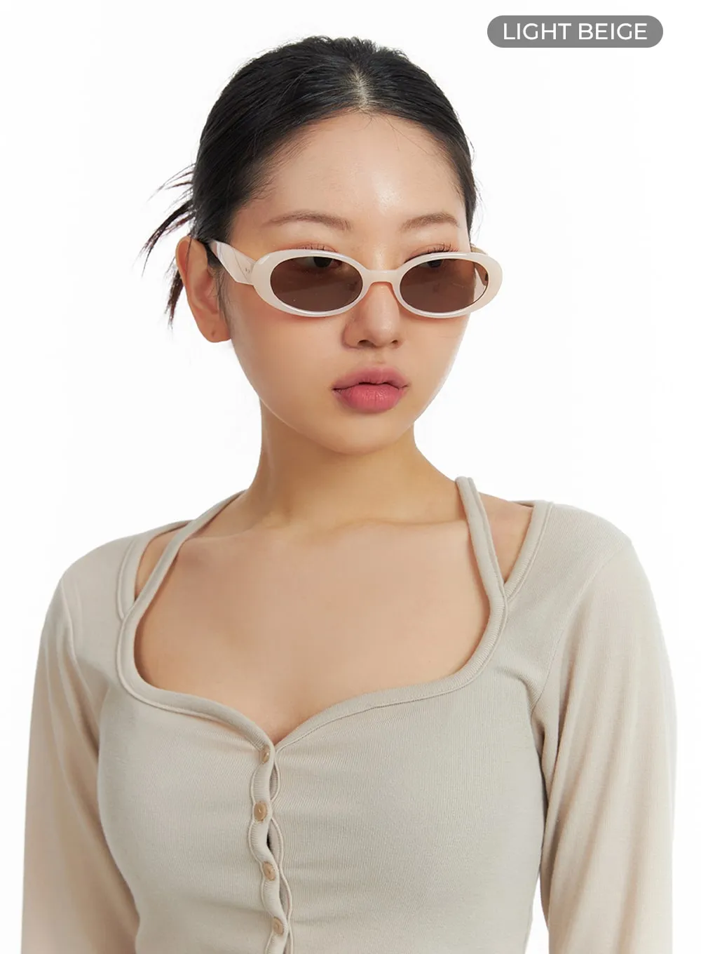 Bold Oval Sunglasses IF421