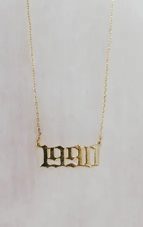 Bold Year Gold Necklaces