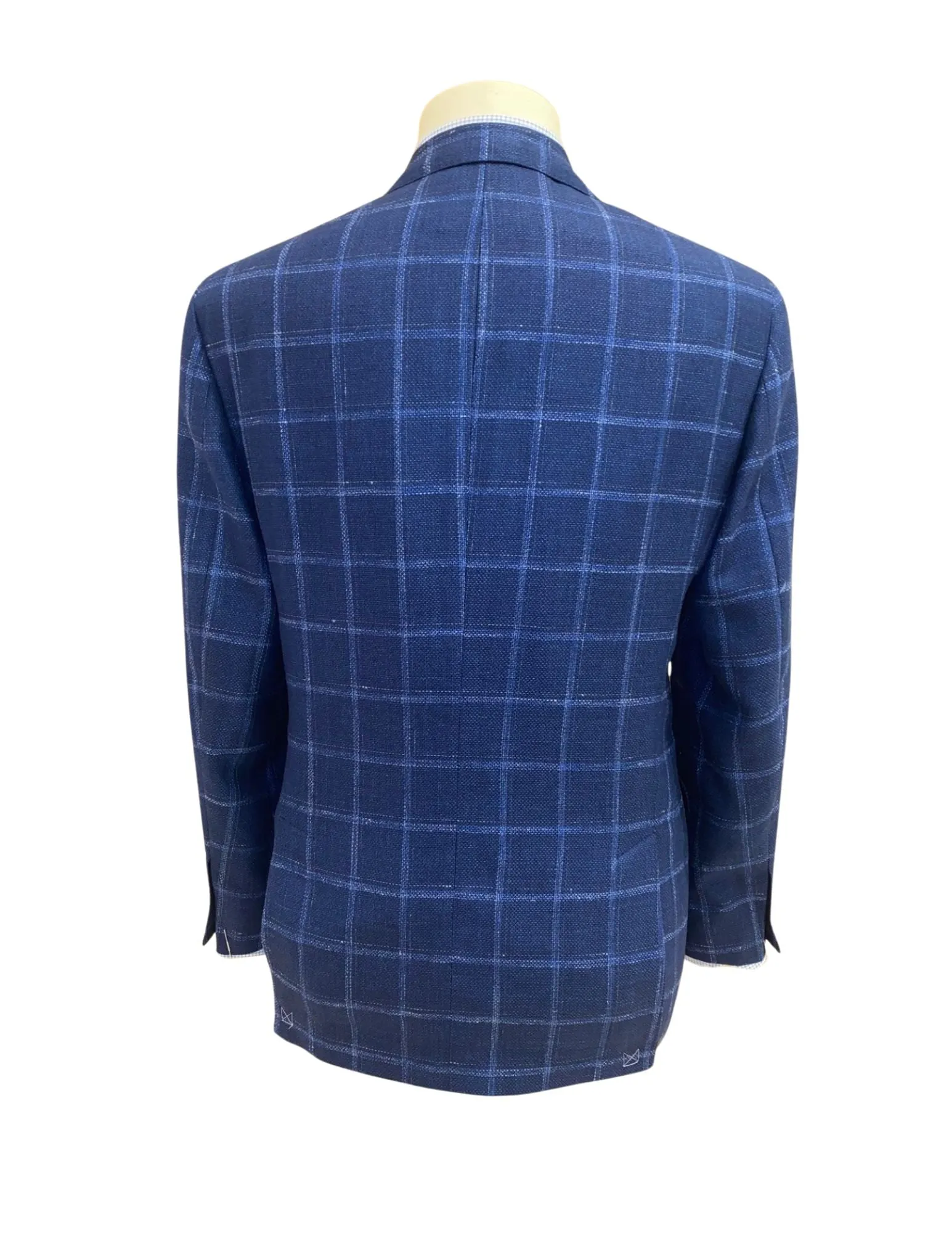 Bright Navy Windowpane Sportcoat