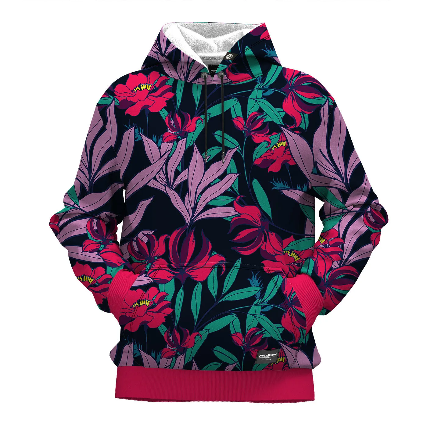 Bright Night Blossom  Hoodie