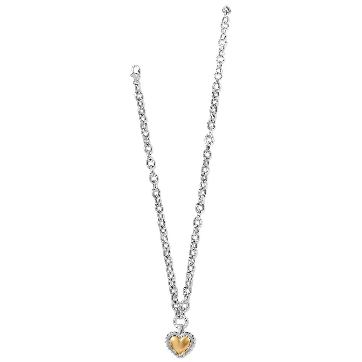 Brighton Pretty Tough Bold Heart Necklace