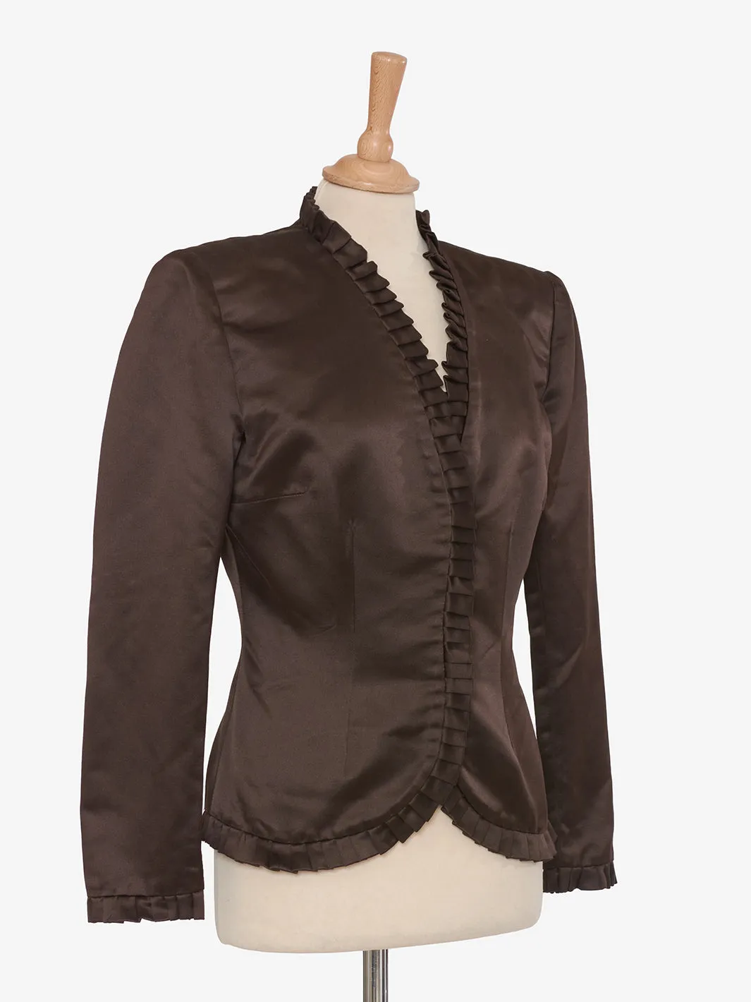 Brown Satin Vintage Jacket