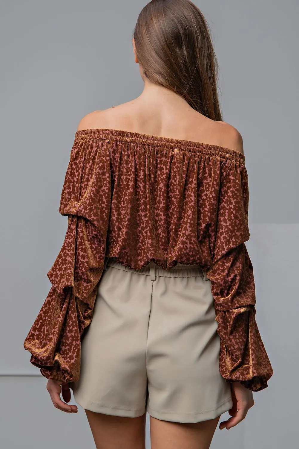 Burnout Velvet Top