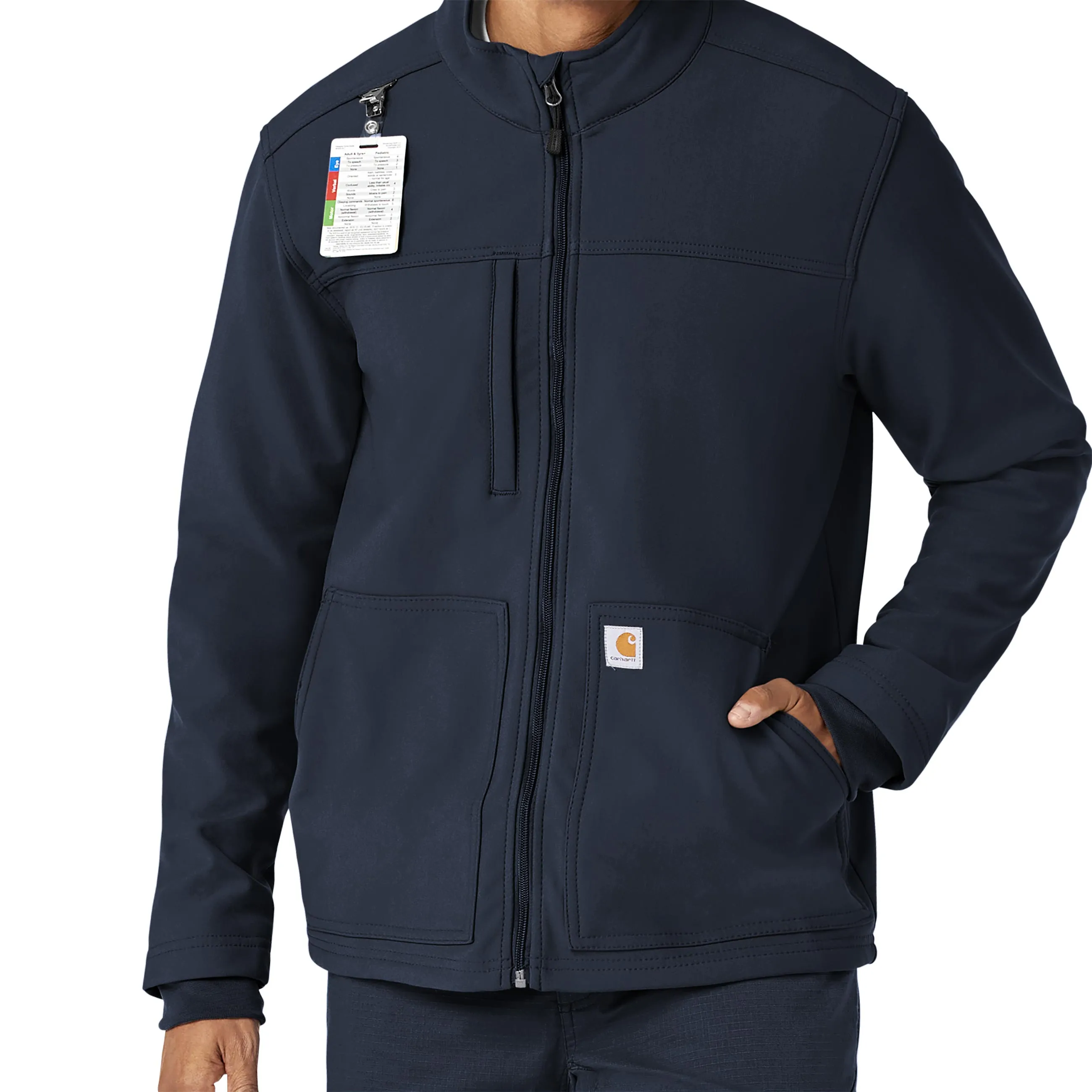 Carhartt Rugged Flex Men's Bonded Fleece Jacket - Navy