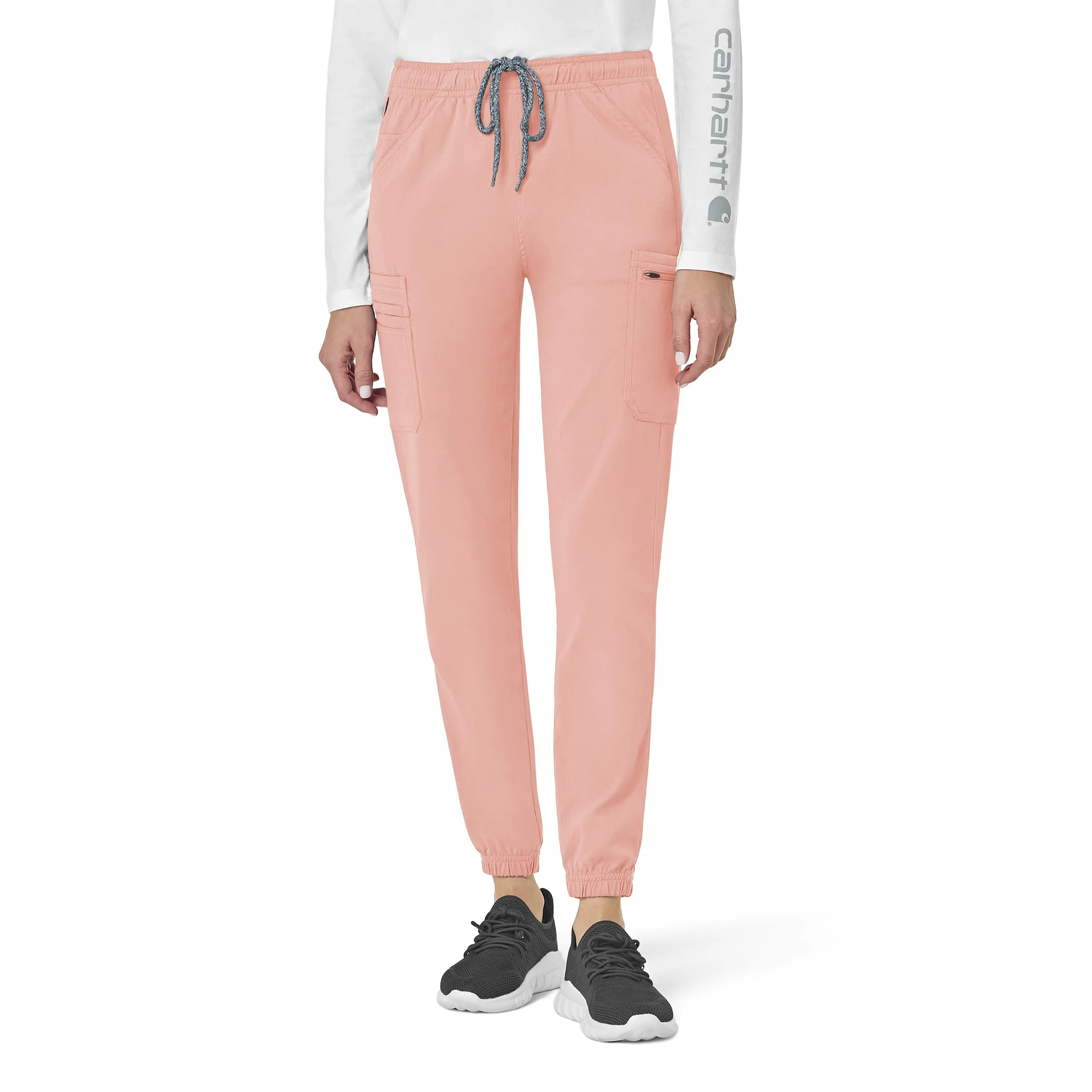 Carhartt Rugged Flex Peak Women's Cargo Jogger Scrub Pant - Sorbet