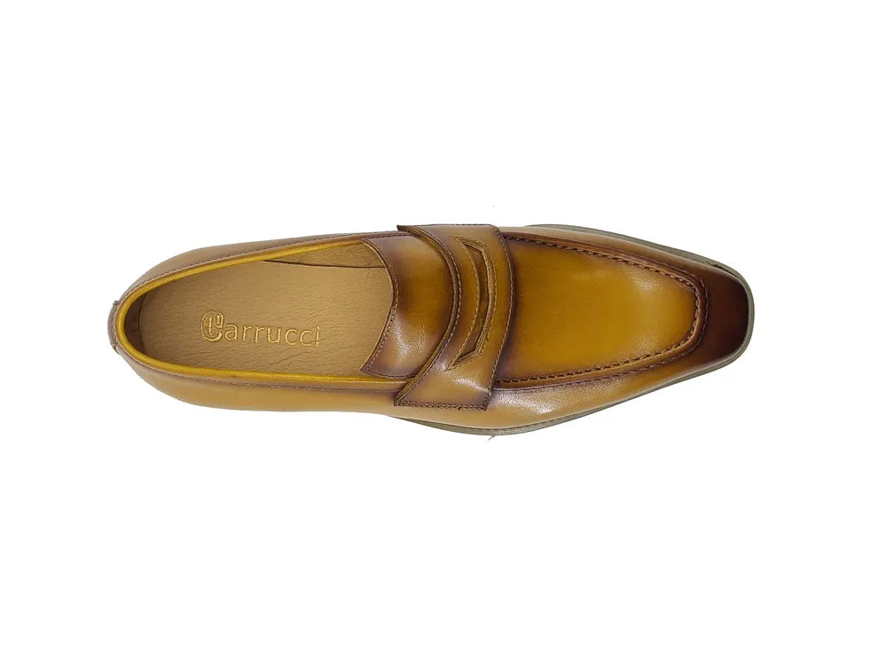 Chic Patina Burnished Penny Loafer