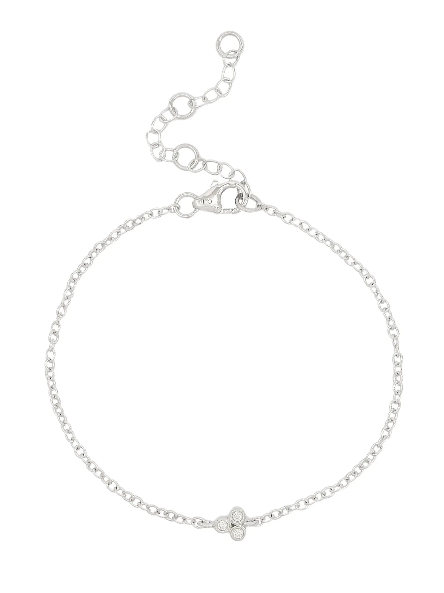 Chic Trio Silver Bracelet