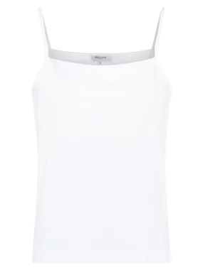 Core Organic Fitted Cami - White