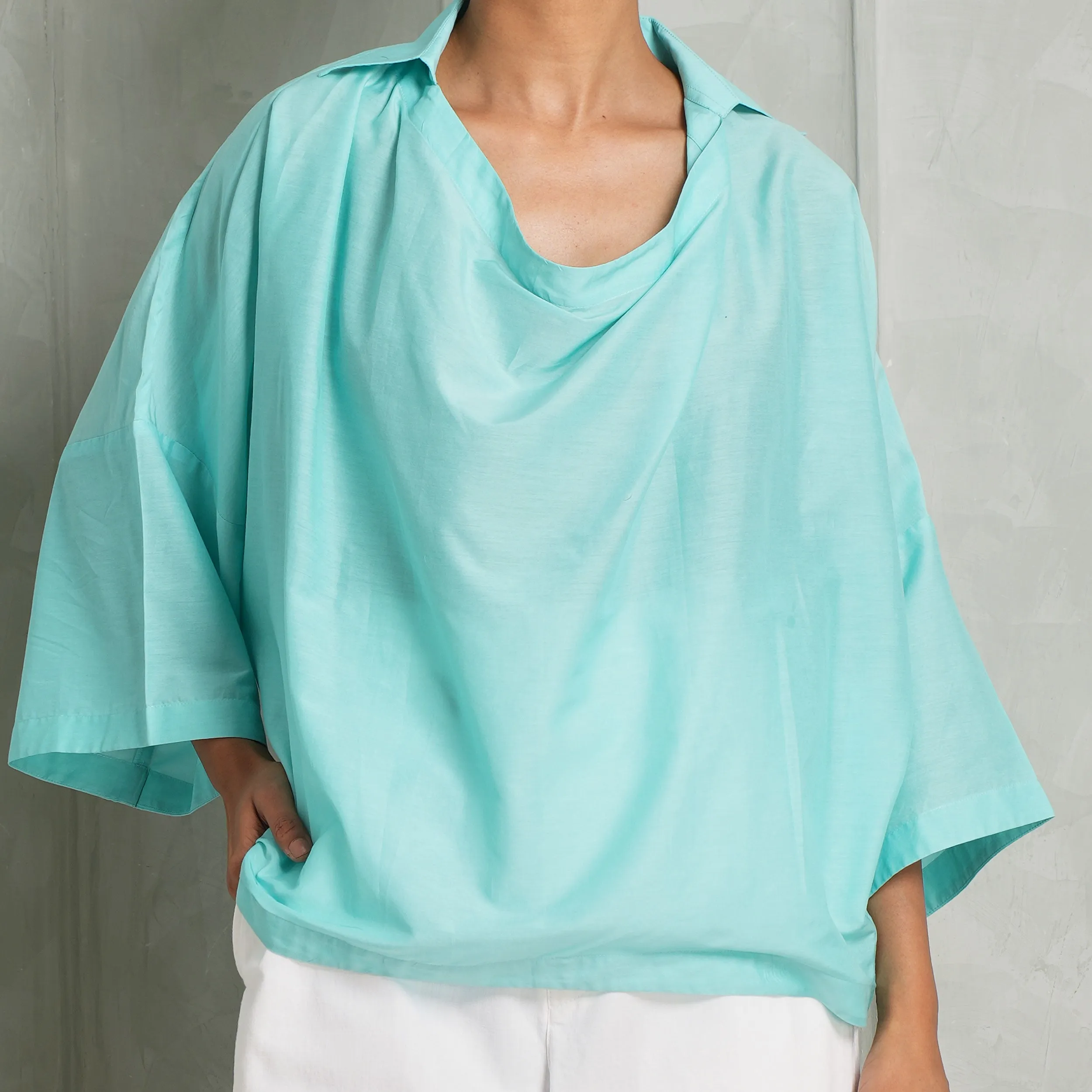 Cowlneck Relaxed Top