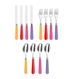 Cutlery Set 12 Pieces - Bright Multicolour