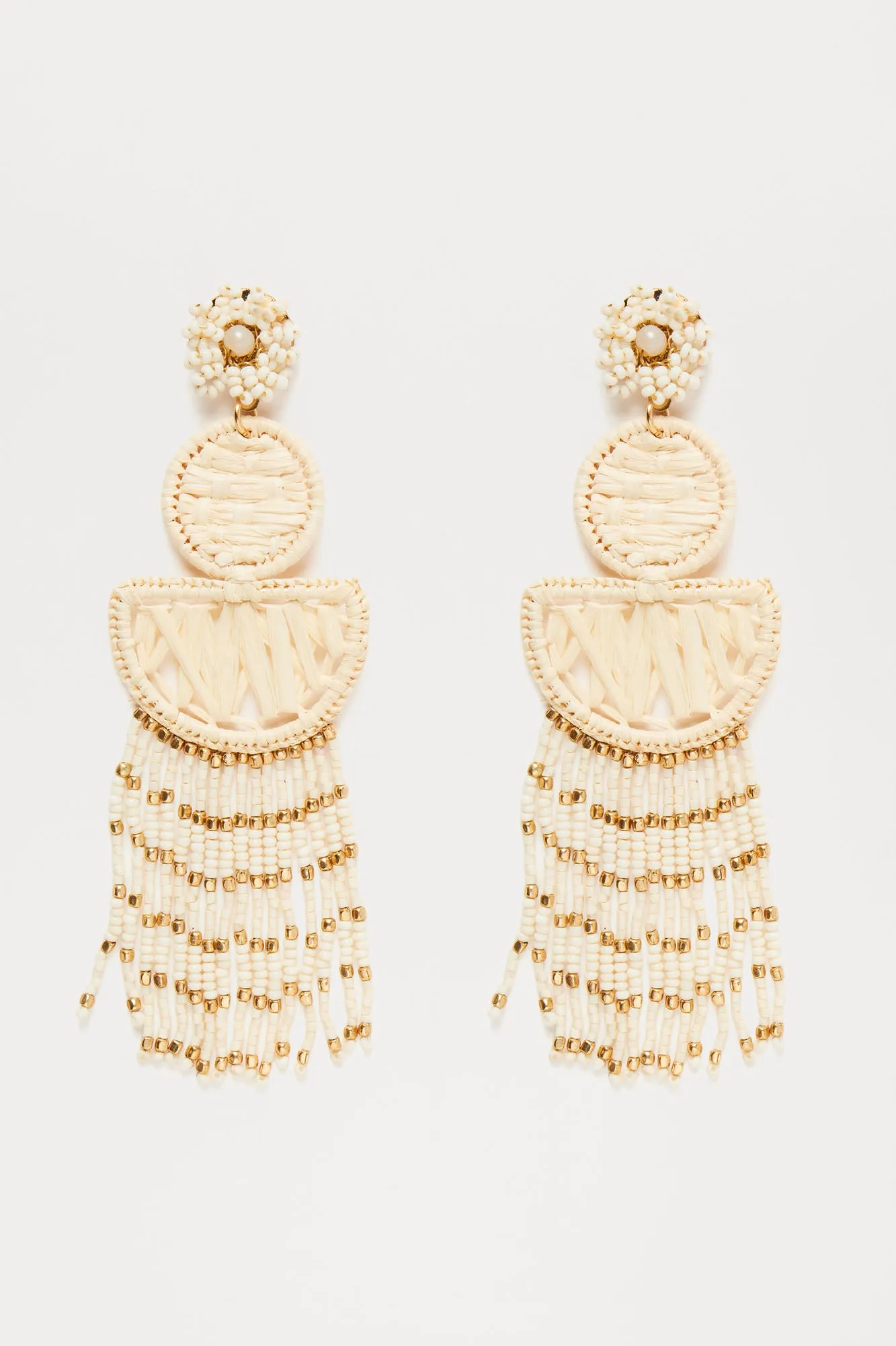 Destination Chic Earrings - Ivory