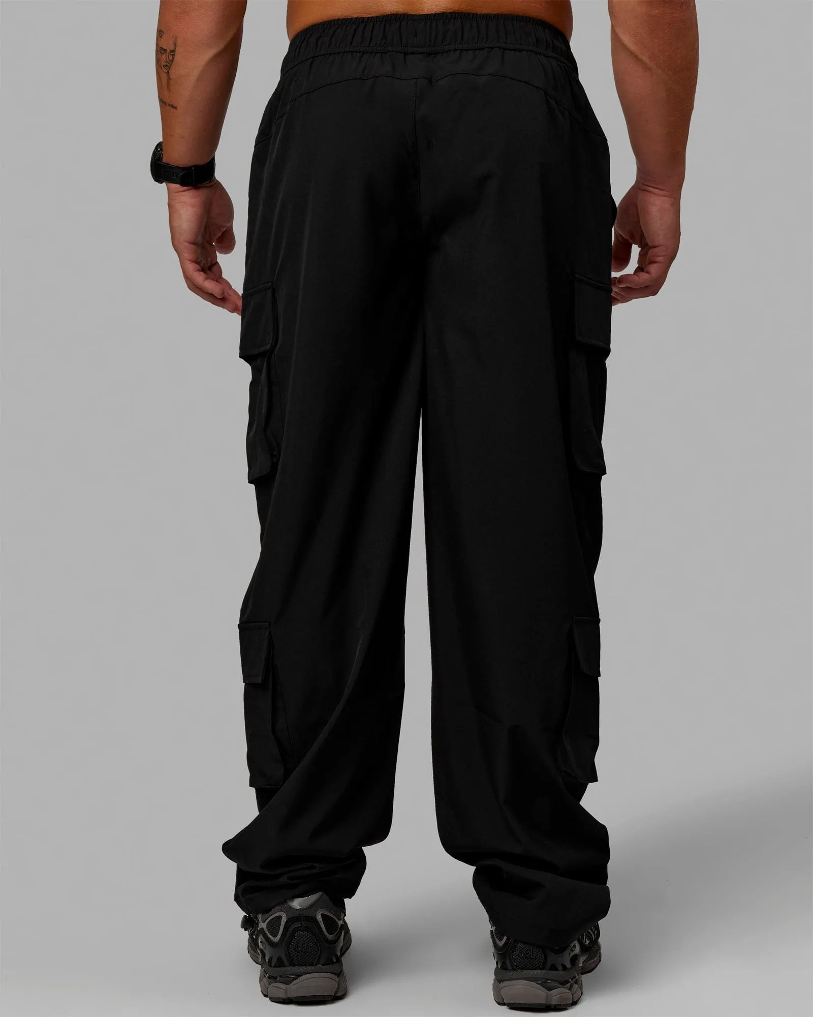 Energy Stretch Relaxed Fit Cargo Pants - Black