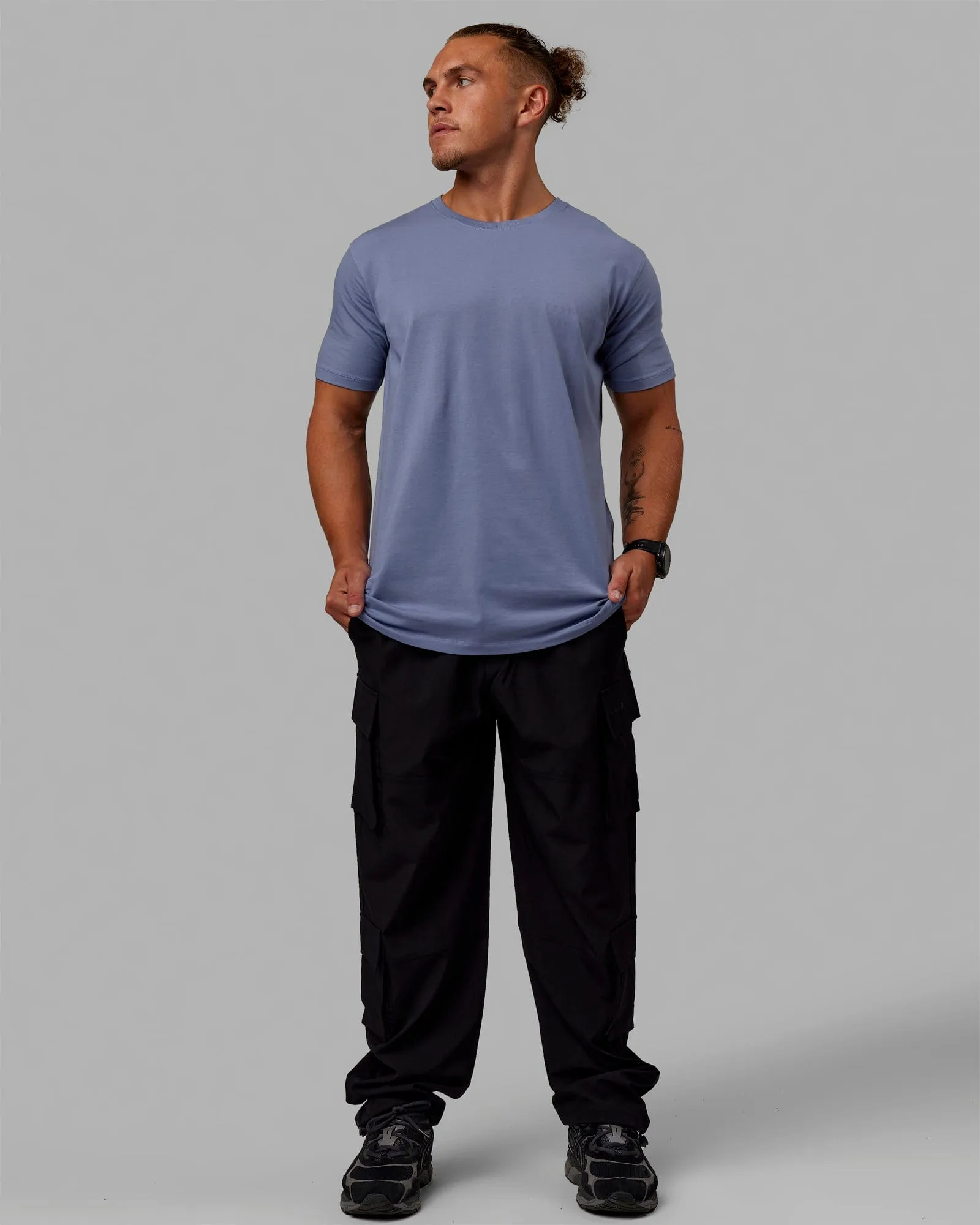 Energy Stretch Relaxed Fit Cargo Pants - Black