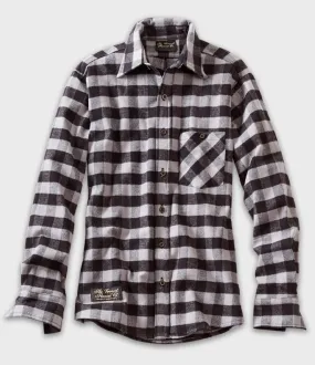 Fitted Flannel Shirt - Gray Buffalo