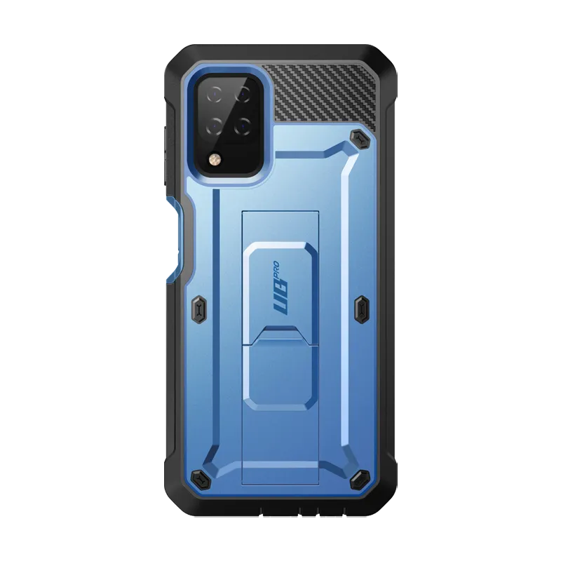 Galaxy A12 Unicorn Beetle Pro Rugged Holster Case-Metallic Blue