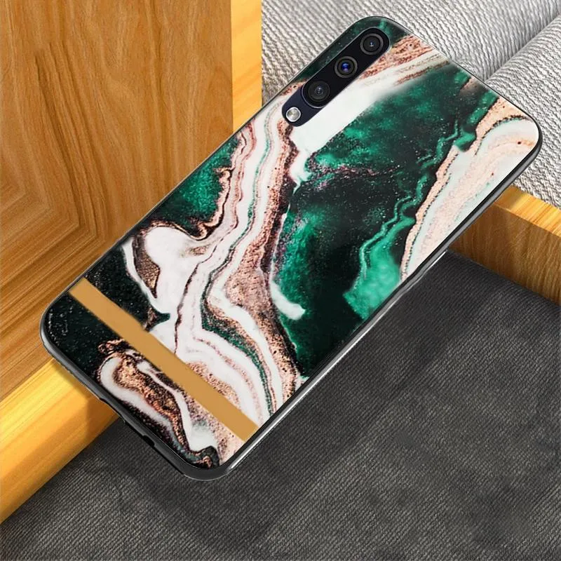 Galaxy A70 Landscape Chic Marble Case