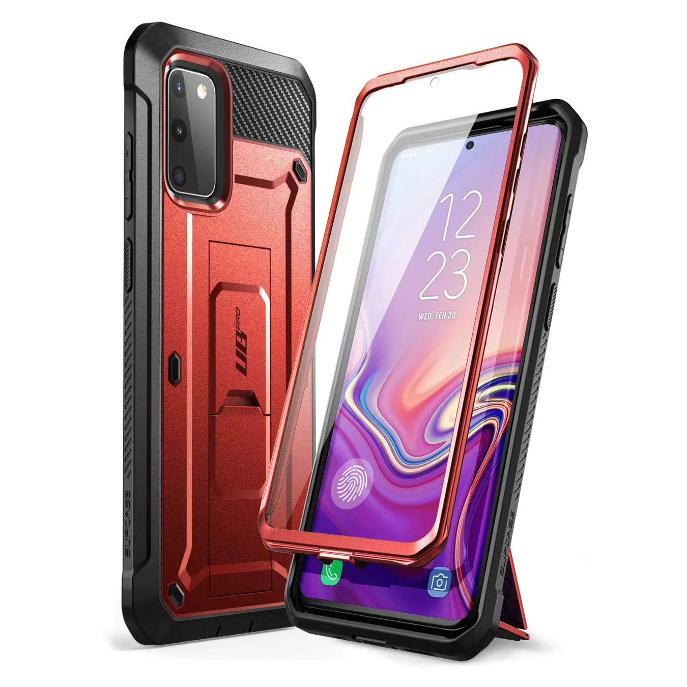 Galaxy S20 FE Unicorn Beetle Pro Rugged Case-Metallic Red