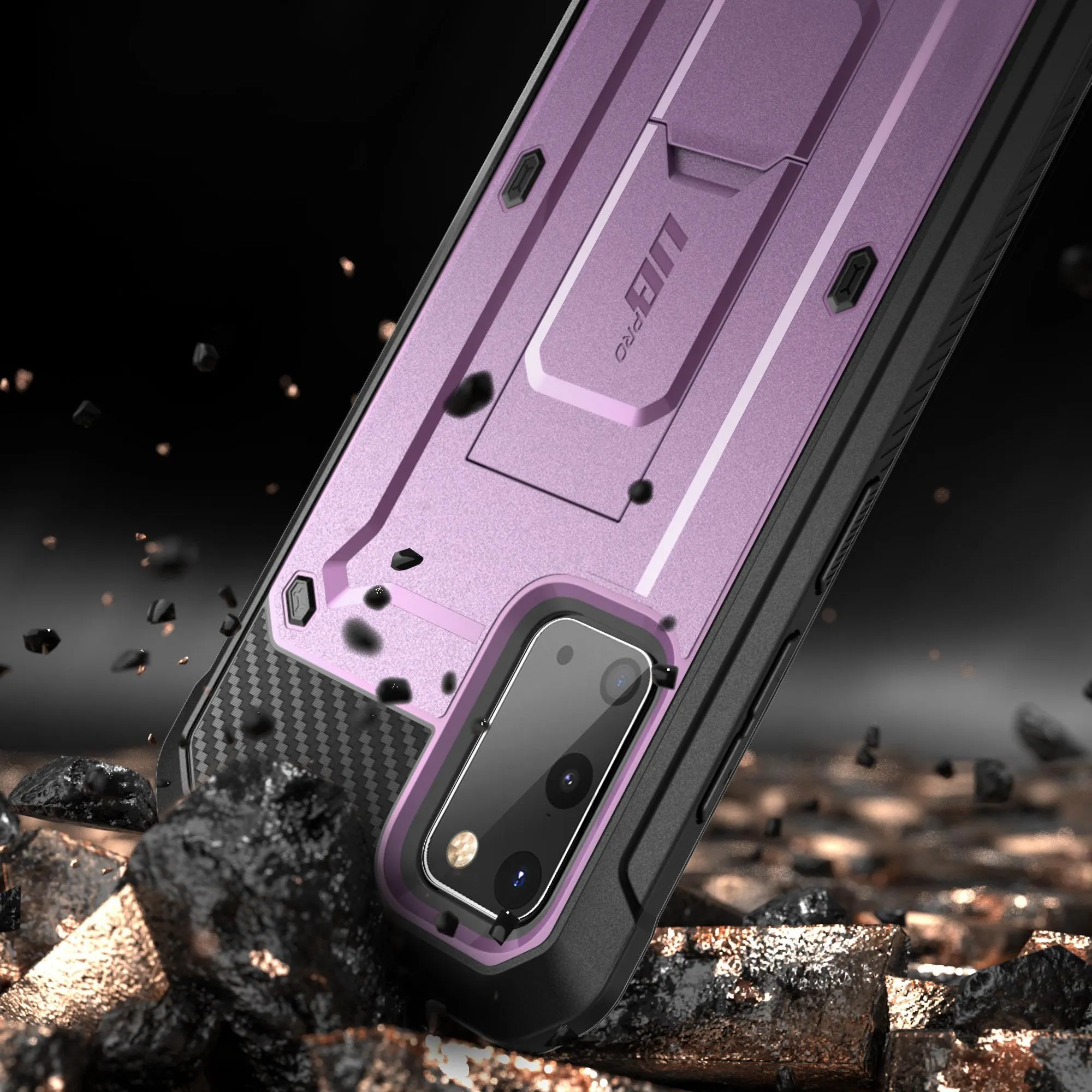 Galaxy S20 Unicorn Beetle Pro Rugged Case- Metallic Purple