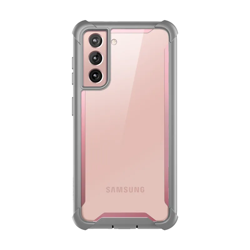 Galaxy S21 Ares Clear Rugged Case - Pink