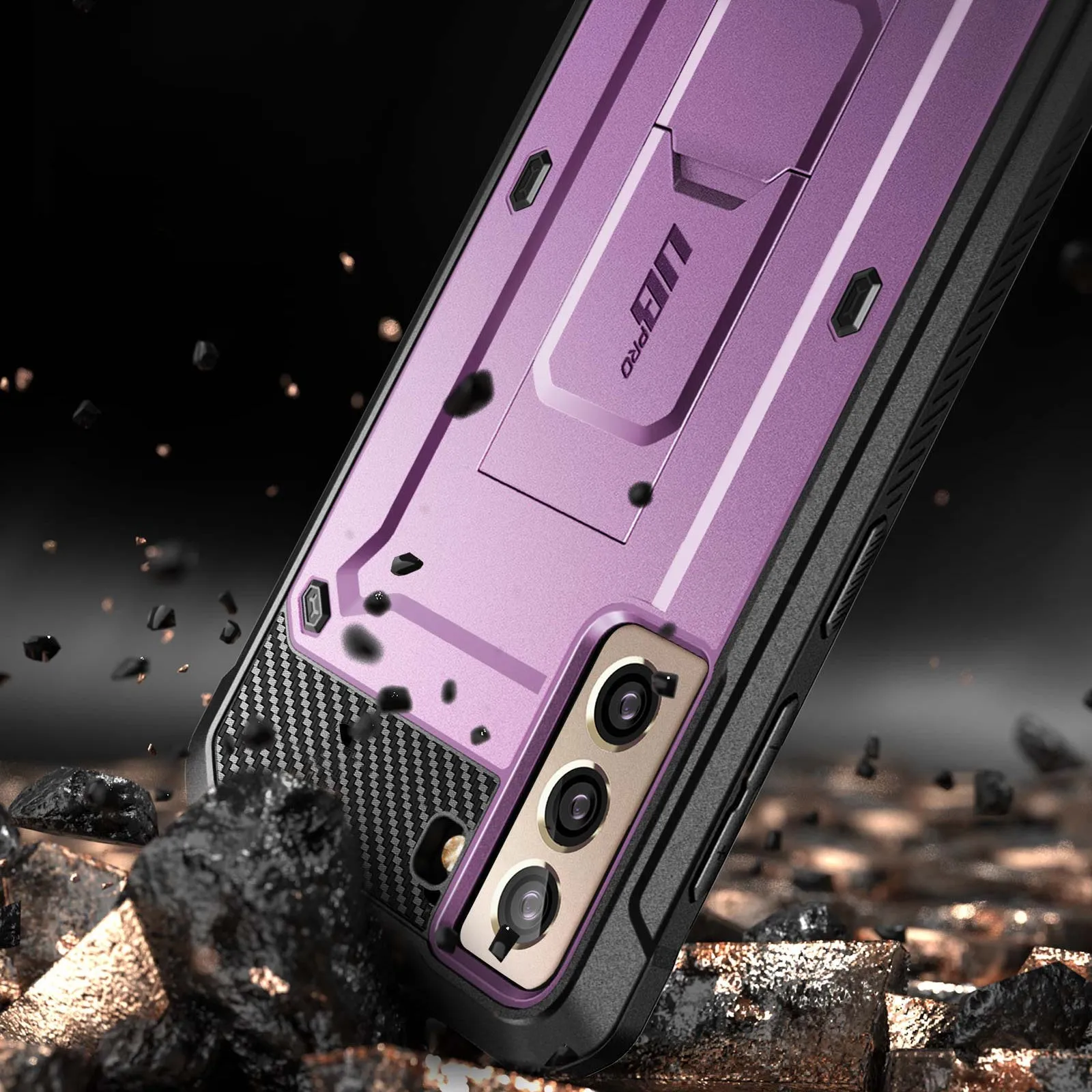 Galaxy S21 Unicorn Beetle Pro Rugged Case(open box)-Metallic Purple