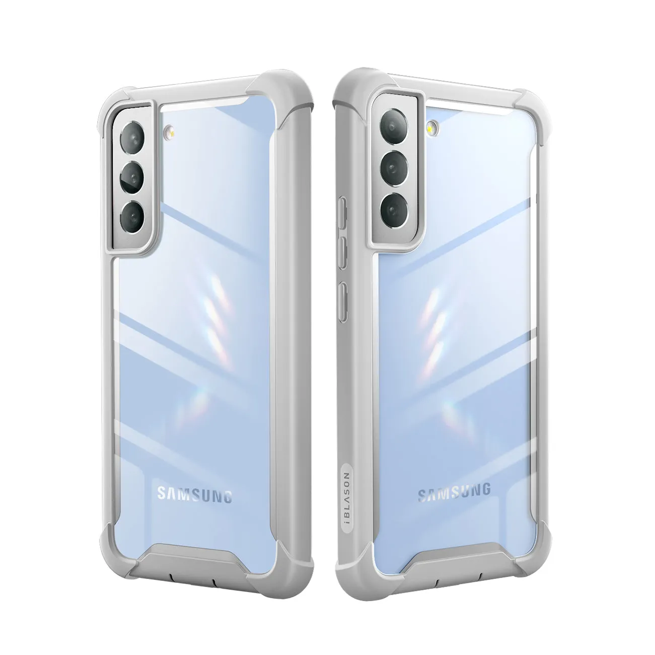 Galaxy S22 Plus Ares Clear Rugged Case -  Gray