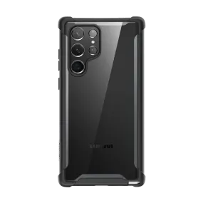 Galaxy S22 Ultra Ares Clear Rugged Case - Black