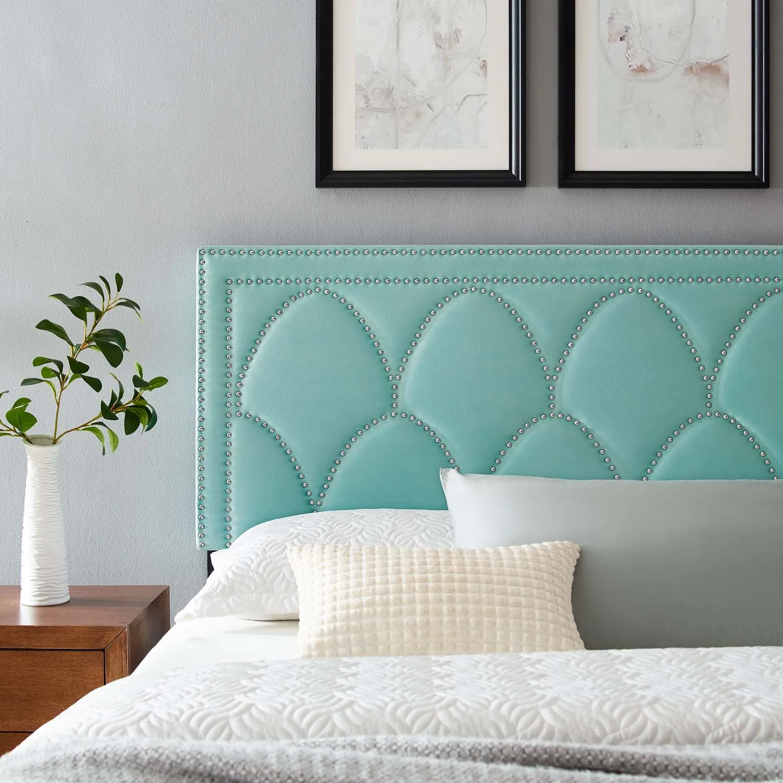 Greta Performance Velvet Headboard