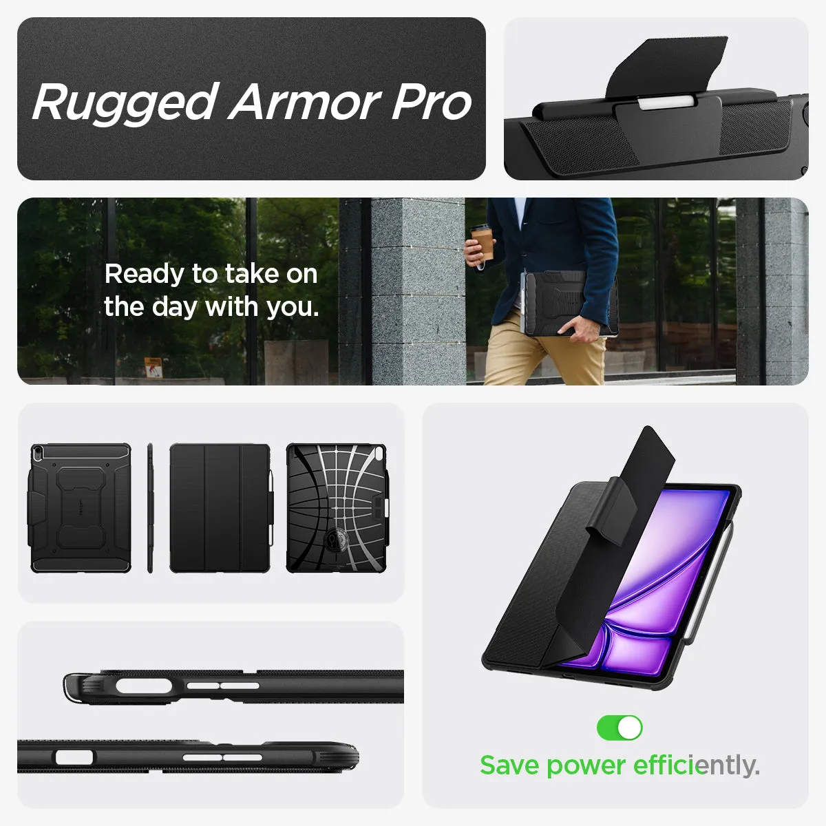 iPad Air 13" Case (2024) Rugged Armor Pro