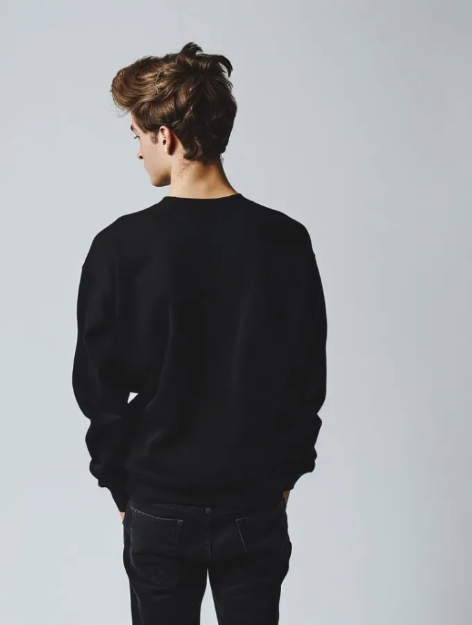 KING SWEATER SLEEK - BLACK